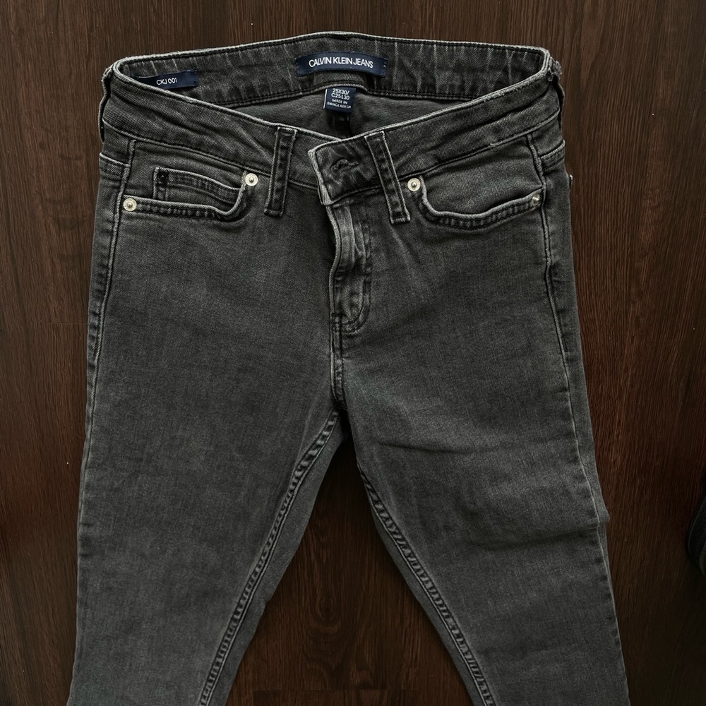Calvin Klein Dark grey skinny jeans